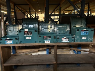 5x Makita bouwgereedschap in M-box